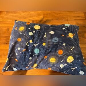 Outer Space-Themed Toddler Pillow and Toddler Pillowcase